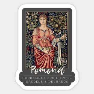 Pomona, Goddess of Fruit Trees, Gardens & Orchards Sticker